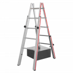Échelle double pour escaliers de 2,77 à 3,55m