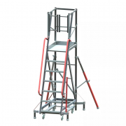 Escabeau de rayonnage en aluminium