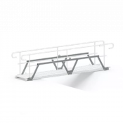 Passerelle modulaire à base d'escaliers TAS de chez TLC