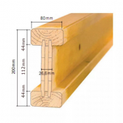 Poutrelle en bois d'étaiement H20