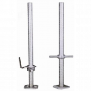 Vérin de pied attache cadre - Hauteur 85 cm Galva