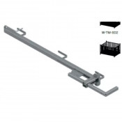 Ensemble potelet + pince dalle pour garde-corps 1200 mm