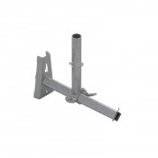 Fixation pour potelet sur dalle avec socle