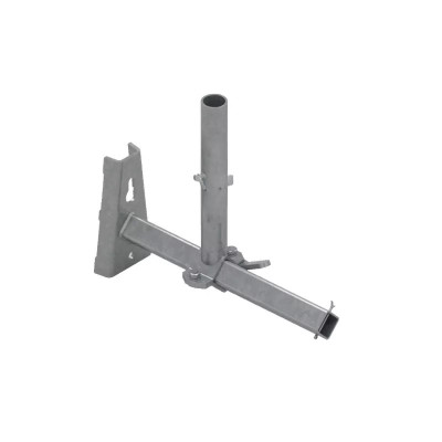 Fixation pour potelet sur dalle avec socle