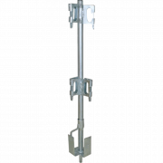 Garde corps de réservation multidirectionnel avec potelet Ø 25 mm