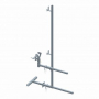 Garde-corps avec serre-joint pour chevron ou panne < 25 cm