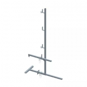 Garde-corps bas de toit grand débord hauteur 1,50 m