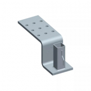 Support ZR pour potelet carré 30 mm x 30 mm