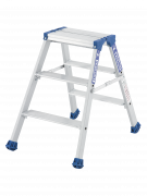Marchepied double de chantier PLATINIUM en aluminium de 0,78 à 1,02m