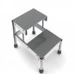 Marchepied en aluminium 2 marches