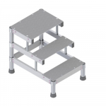 Marchepied en aluminium 3 marches