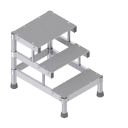 Marchepied en aluminium 3 marches