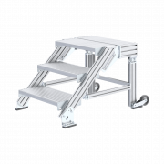 Marchepied escalier avec palier de 2,40 à 2,80m - 600mm