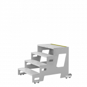Marchepied industriel pour professionnel de 2,4 à 2,8 m - 600mm