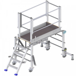 Plate-forme individuelle roulante pliante P.I.R NORMAPLI en aluminium