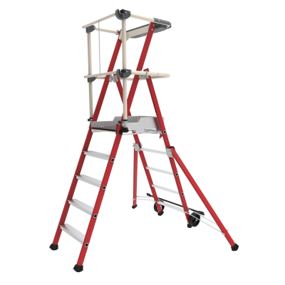 Plateforme Sherpa isolante - garde-corps lisses – Charge 150 kg