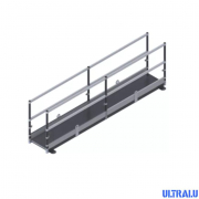 Passerelle de franchissement en aluminium