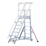 Plate-forme escalier mobile de 3,86 à 4,30m