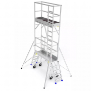 Plate-forme BIBLOC roulante grutable en aluminium